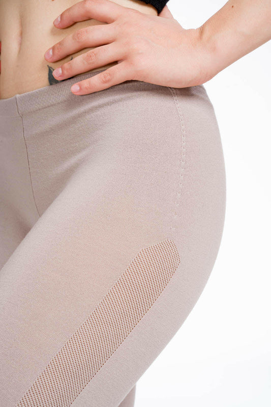 Leggings en maille en pure laine vierge mérinos