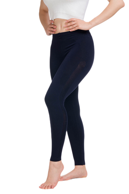 Leggings en maille en pure laine vierge mérinos