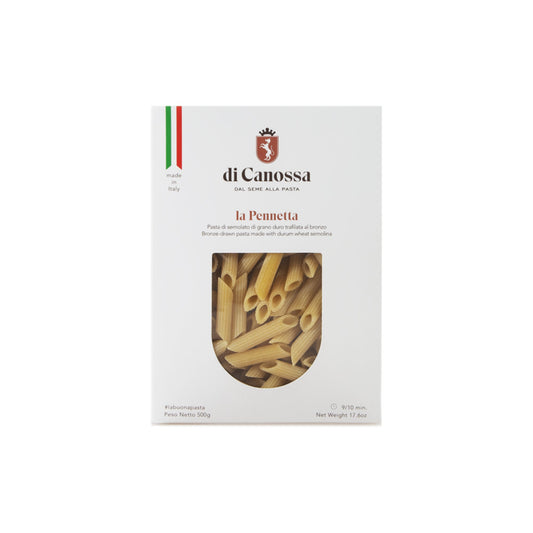 Pennette Pasta di Canossa 500g | Pasta artesanal italiana de sémola