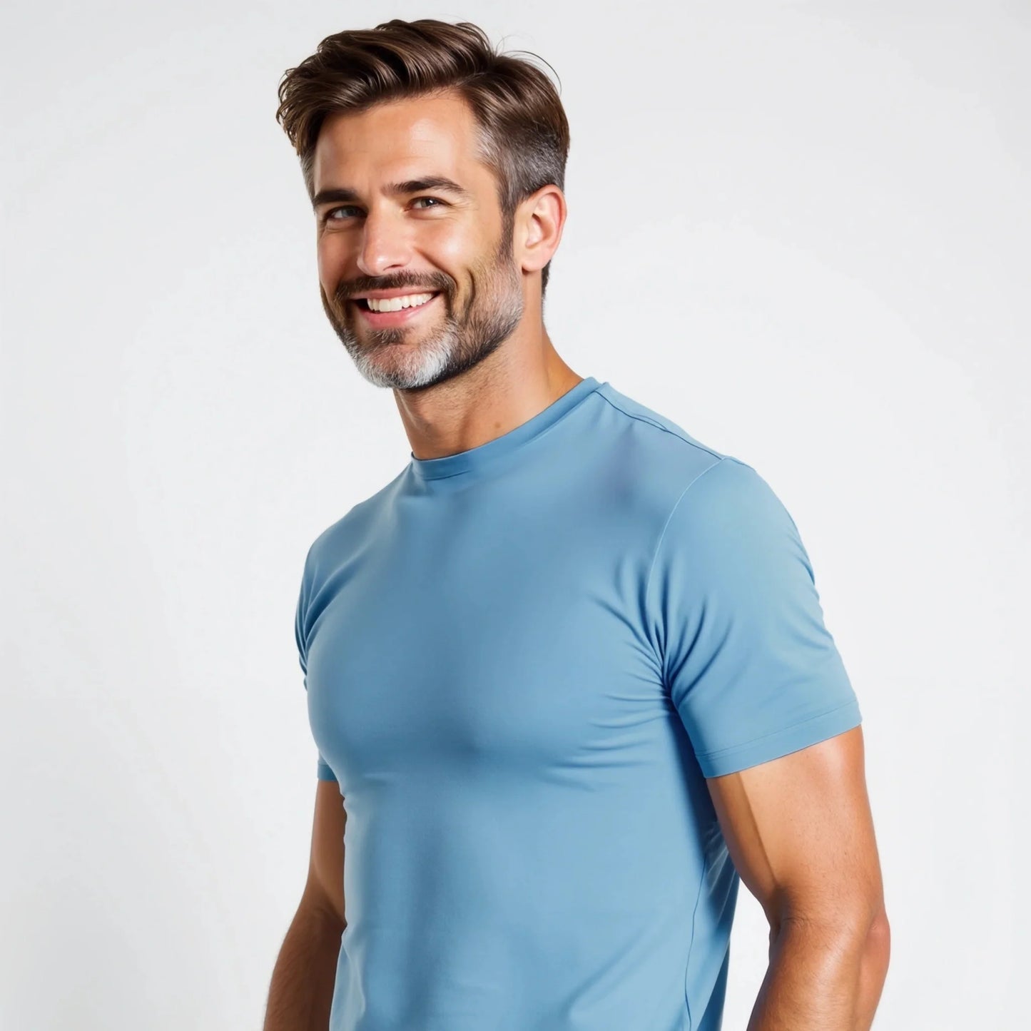 Lerici : t-shirt homme Muscle Fit en pur coton