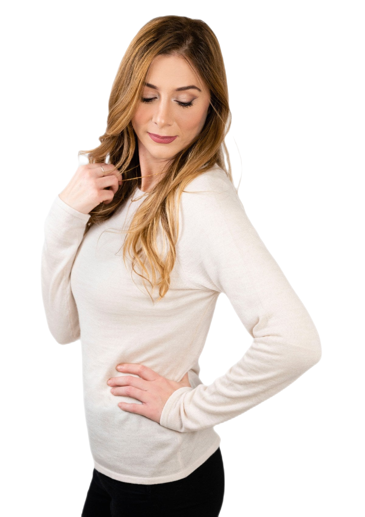 Gioconda: women's boat neck sweater