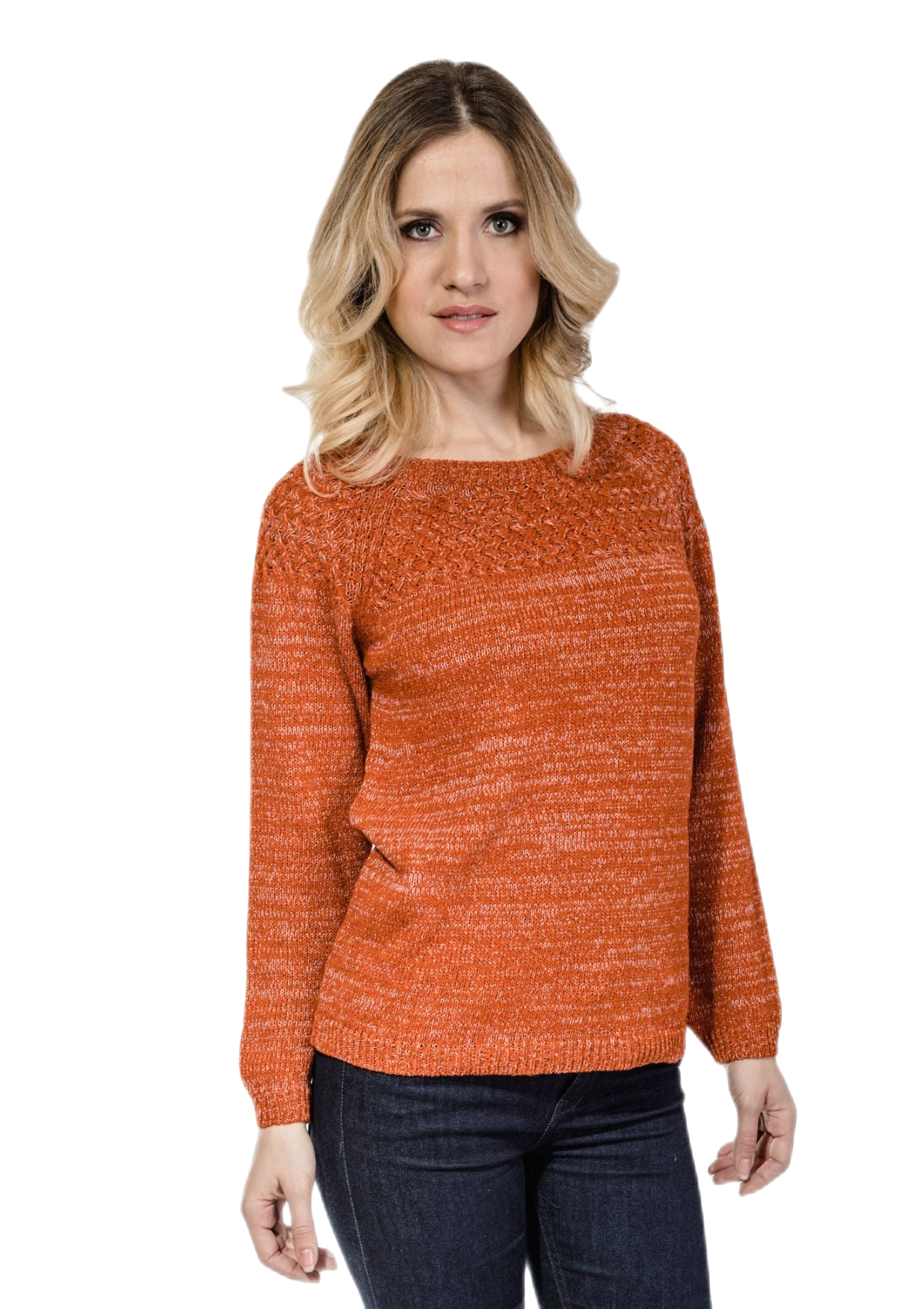Susy: camiseta de mujer en algodón con escote barco y mangas raglán