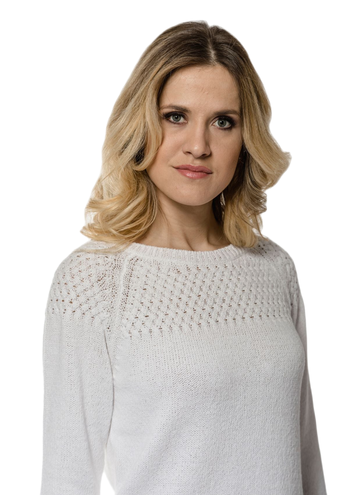 Susy: camiseta de mujer en algodón con escote barco y mangas raglán