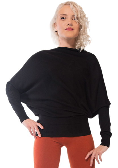 Wool Cube: women's batwing sweater in merino wool
