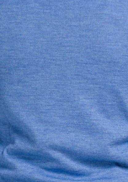 G MAN Pullover: camiseta clásica de hombre de cuello redondo en lana virgen merino