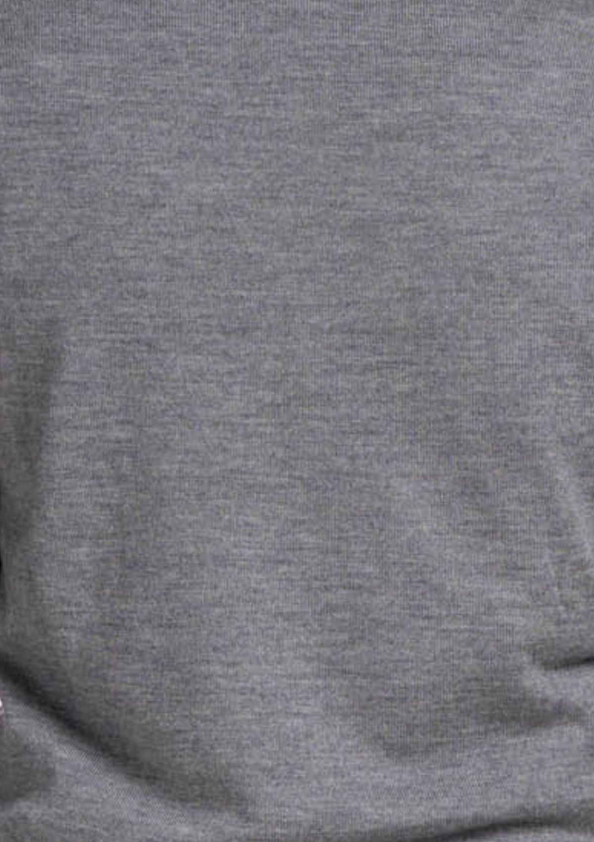 G MAN Pullover: camiseta clásica de hombre de cuello redondo en lana virgen merino