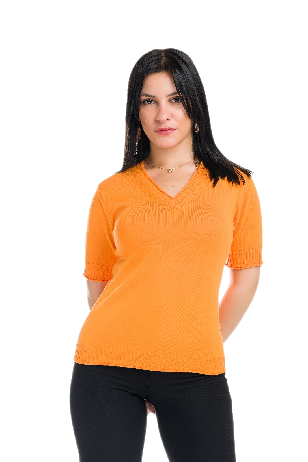 Helen: camiseta de mujer de manga corta de verano en algodón gasificado