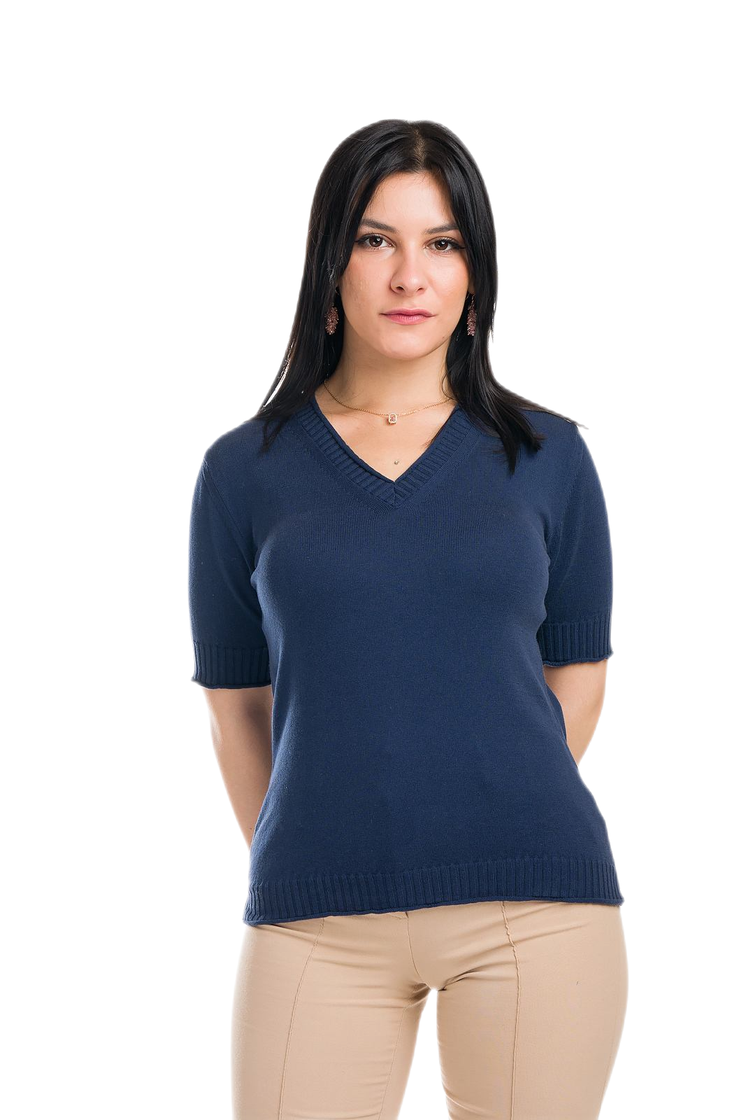 Helen: camiseta de mujer de manga corta de verano en algodón gasificado