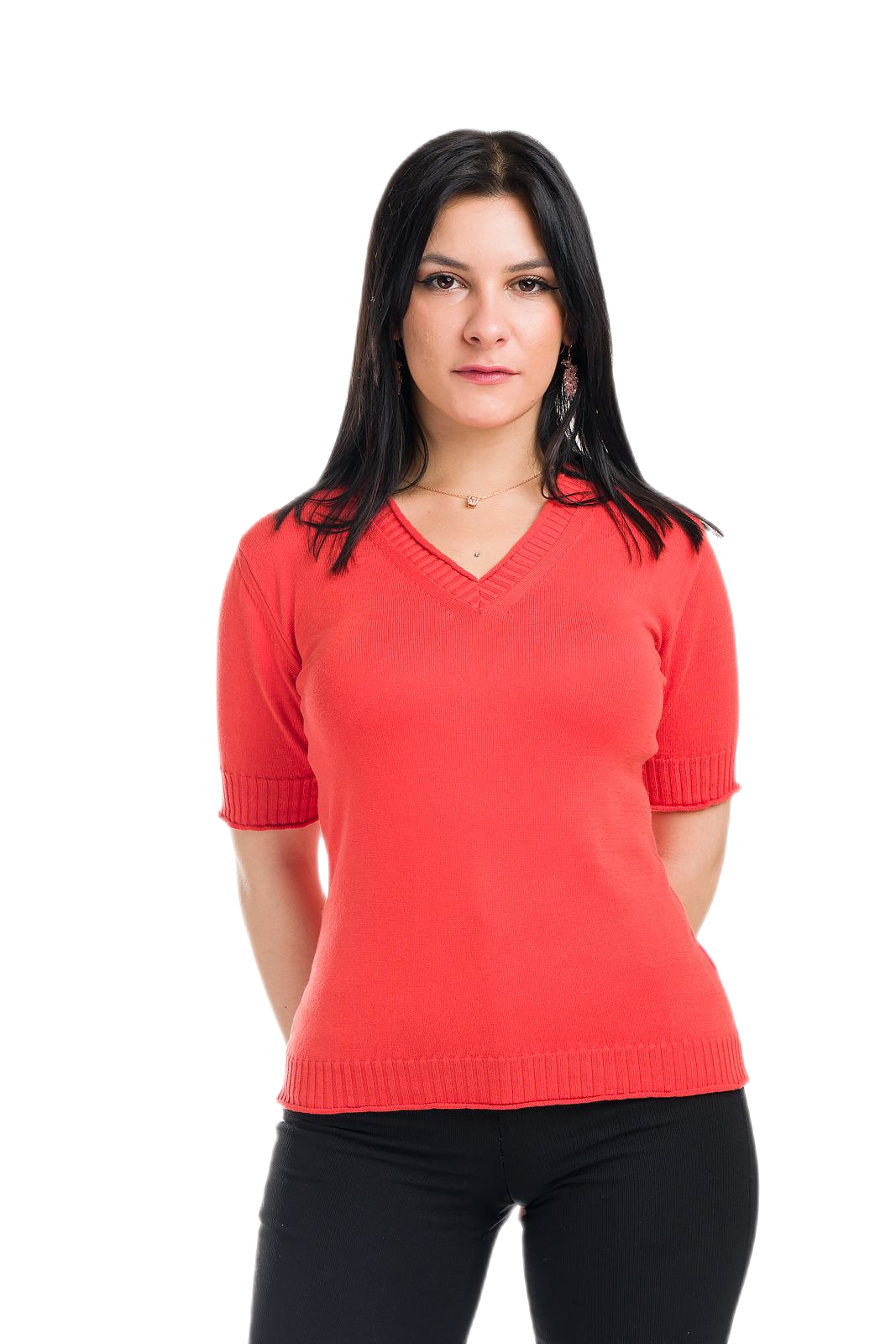 Helen: camiseta de mujer de manga corta de verano en algodón gasificado
