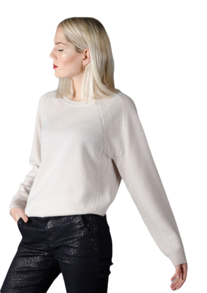 Luisa: suéter feminino em lã merino e cashmere