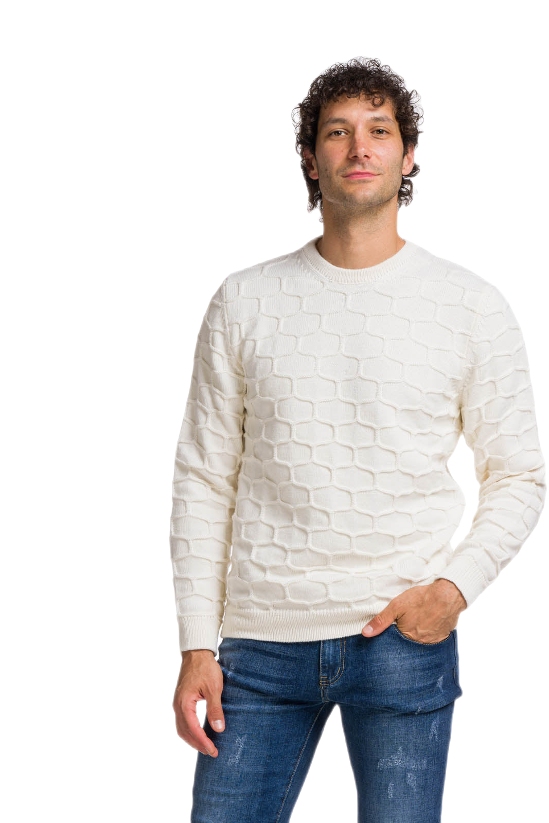 Murales: men's sporty crew neck sweater
