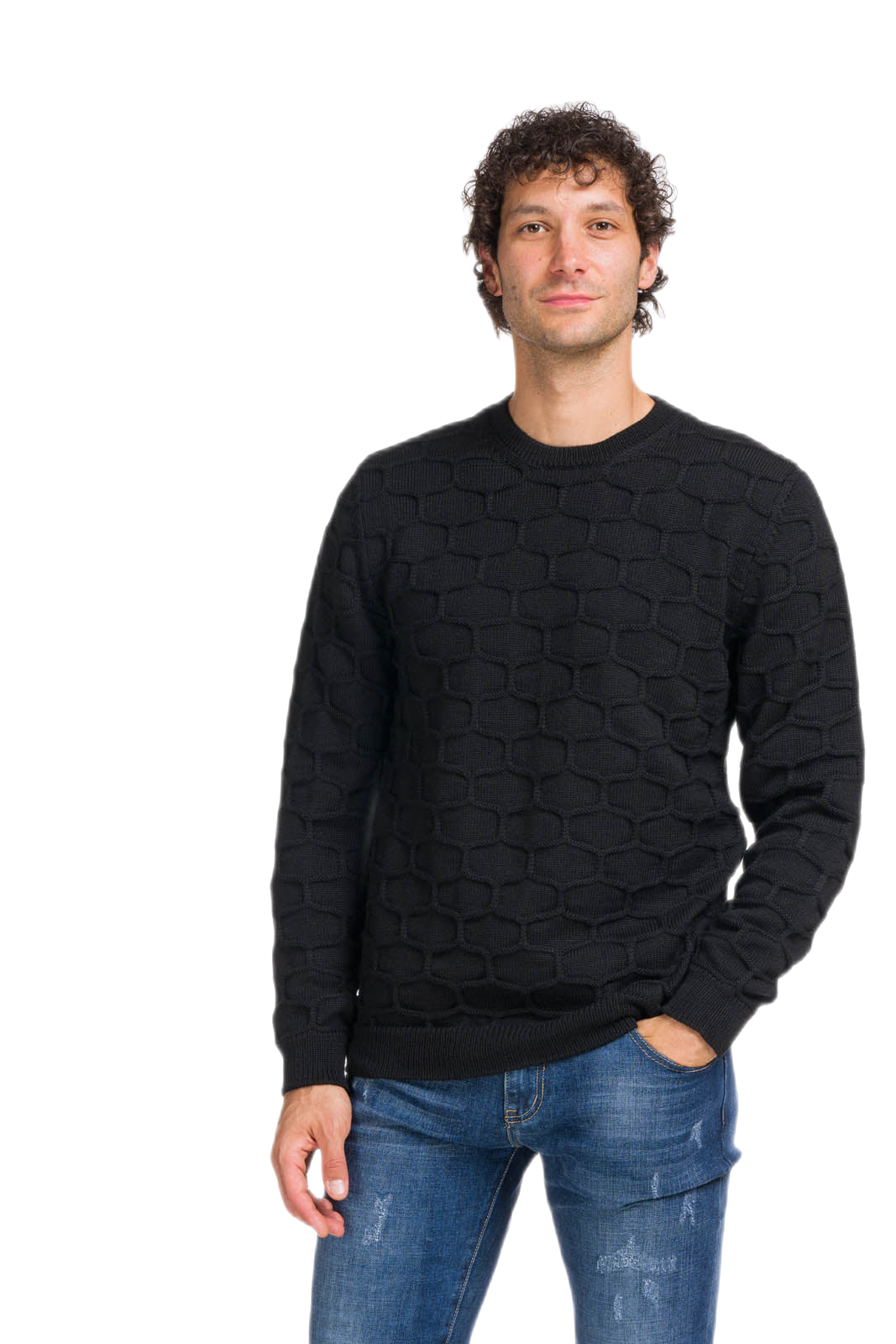 Murales: men's sporty crew neck sweater