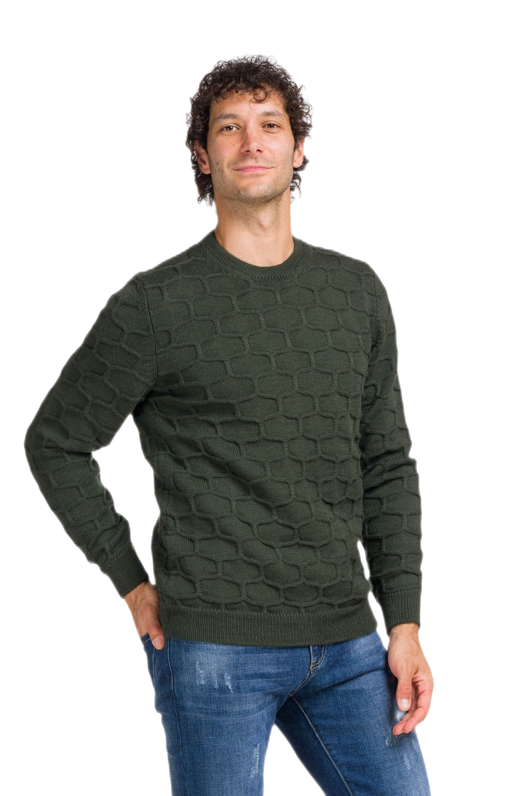 Murales: men's sporty crew neck sweater