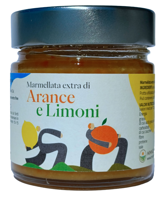 Marmellata Extra di Arance e Limoni Artigianale - Senza Conservanti