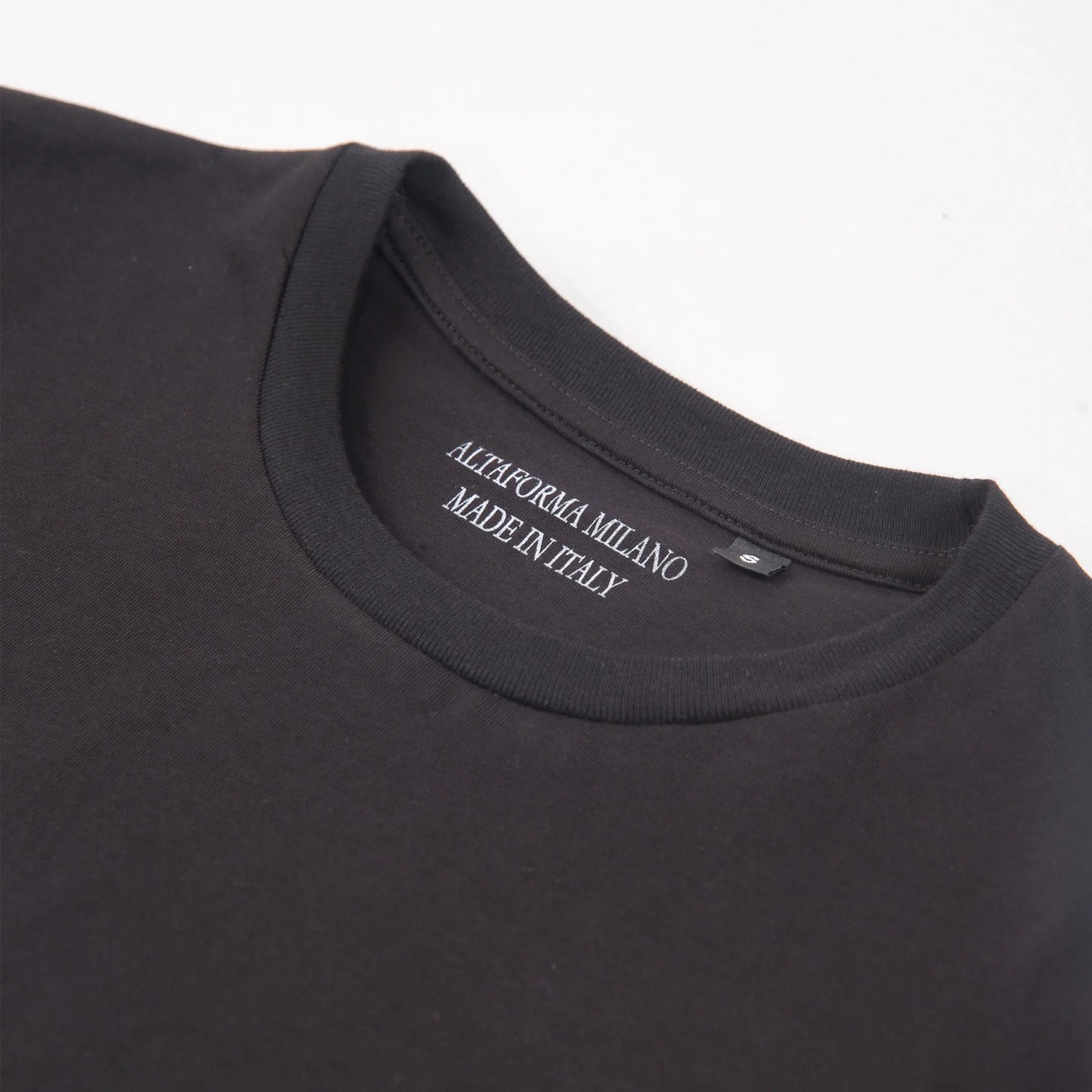 Marsala: camiseta negra hombre Muscle Fit