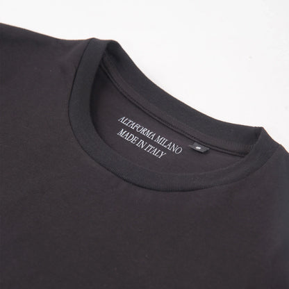 Marsala: men's black Muscle Fit t-shirt