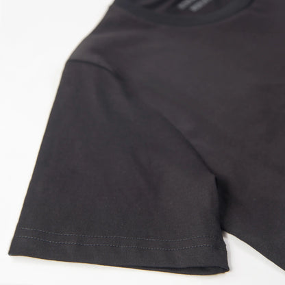 Marsala: camiseta negra hombre Muscle Fit