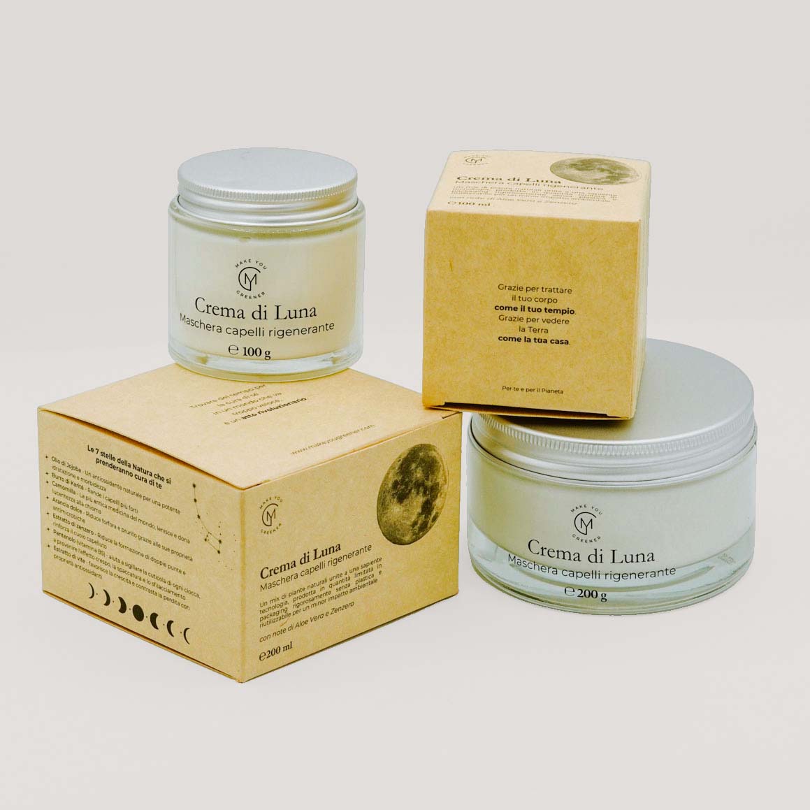 Regenerierende Haarmaske Crema di Luna