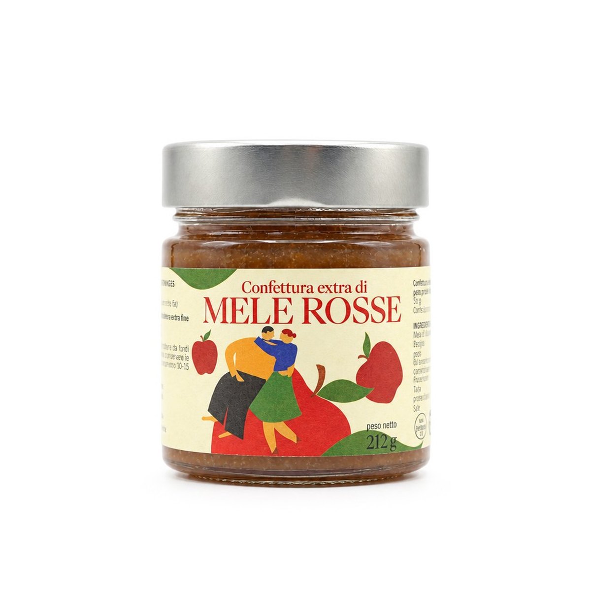 Confettura Extra di Mele Rosse Artigianale - Senza Conservanti