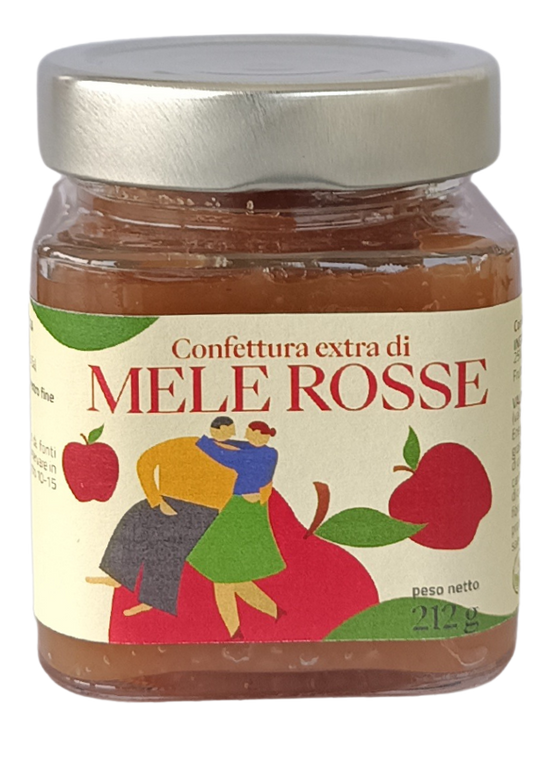 Confettura Extra di Mele Rosse Artigianale - Senza Conservanti