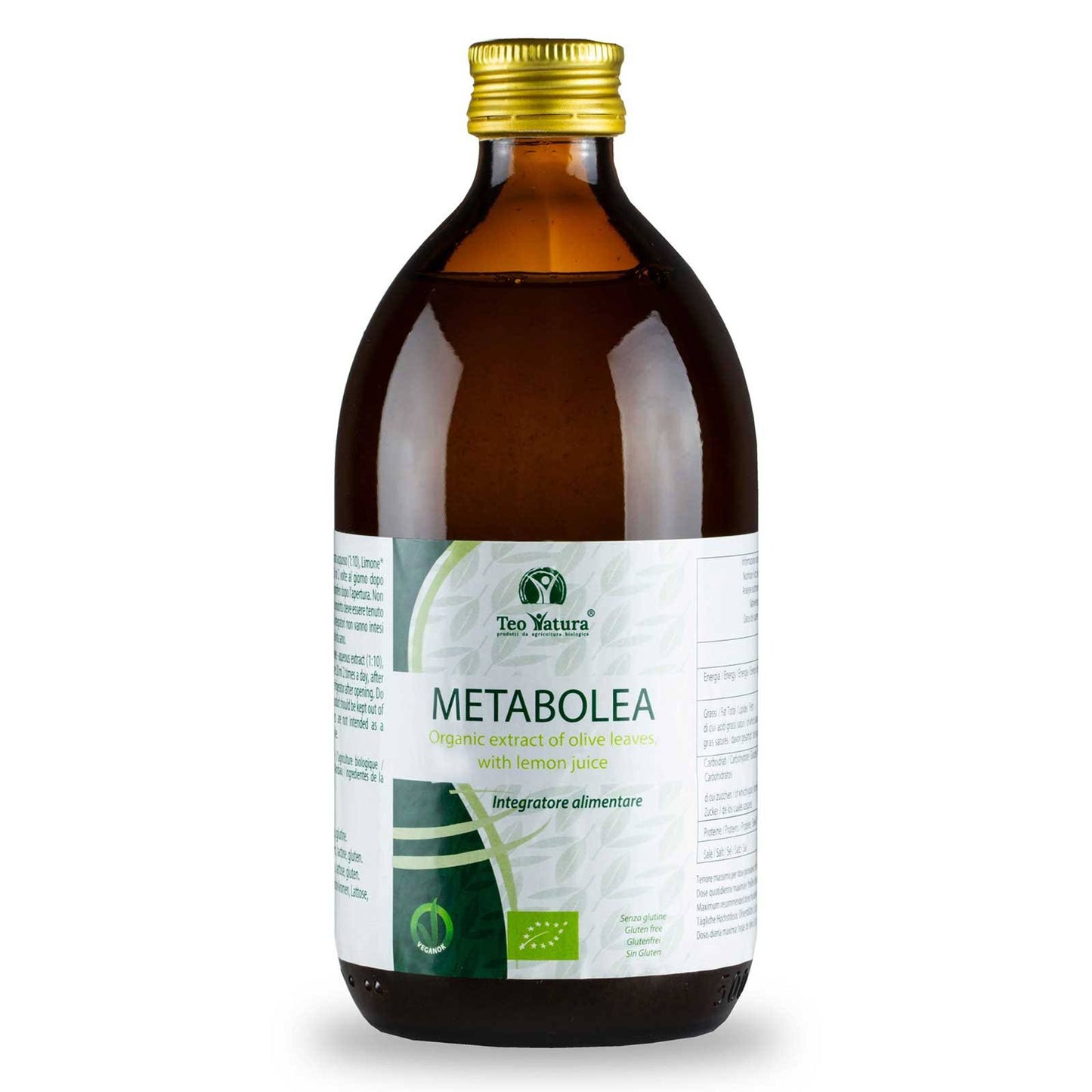 Suco de folhas de Oliveira Orgânico METABOLEA 500ml