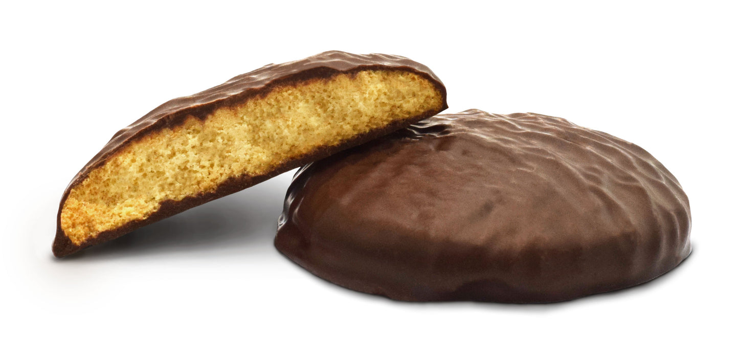 Galletas KETO SIN GLUTEN VAINILLA cubiertas de chocolate 0% azúcares
