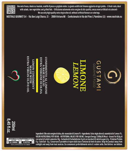 Aceite de oliva virgen extra con limón 250ml