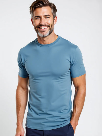 Lerici : t-shirt homme Muscle Fit en pur coton