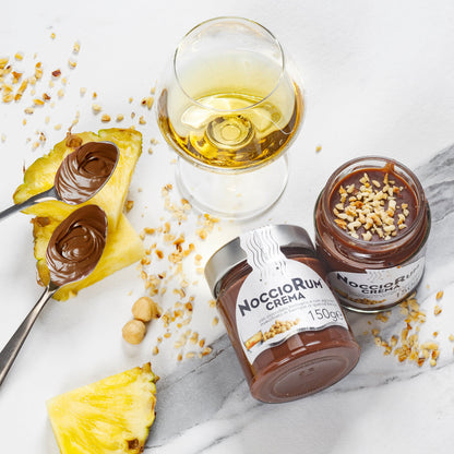 Nocciorum – Schokoladenaufstrich mit Rum und Haselnüssen – 150 g