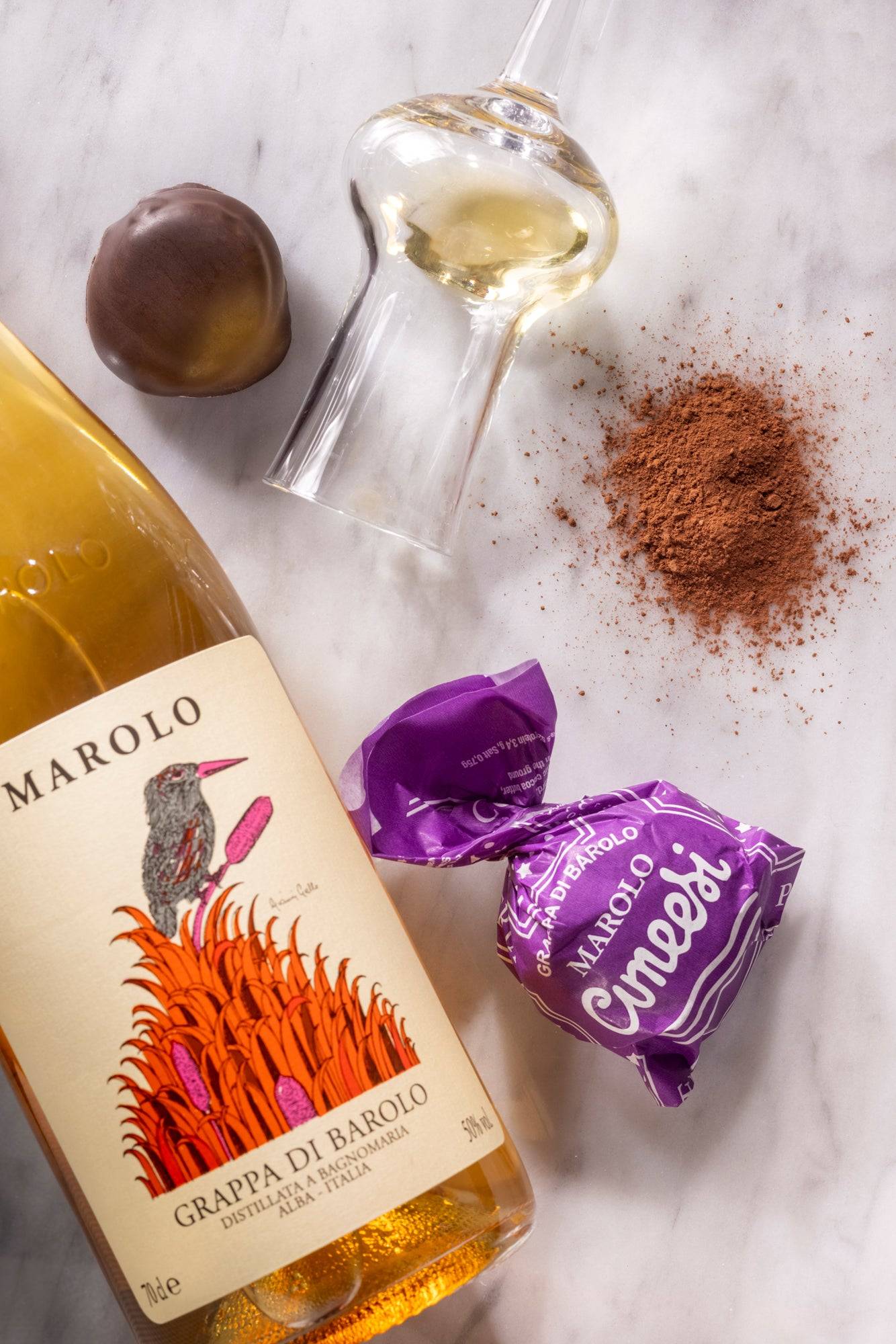 Cuneesi artisanaux à la grappa de Barolo