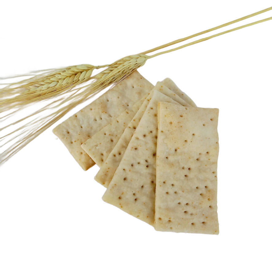 Crackers biologici classici con rosmarino 50g - Confezione da 10 unità (500g).
