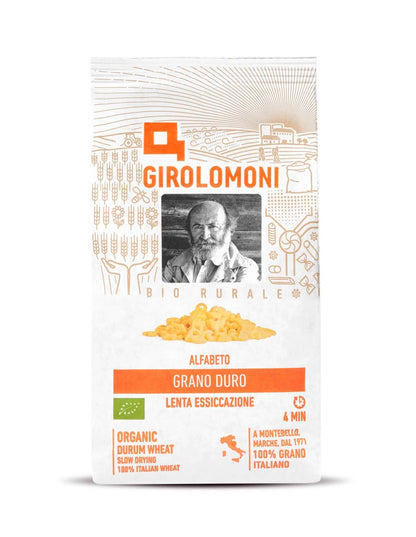 Alfabeto BIO trafilatura rugosa - Girolomoni