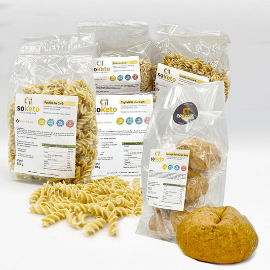 KIT de 7 días de dieta cetogénica fácil con productos keto y bajos en carbohidratos SoKeto