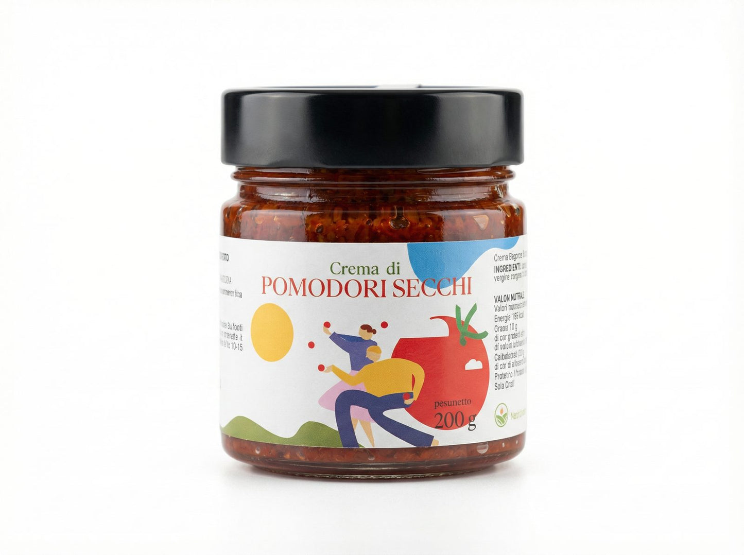 Artisanal Sun-Dried Tomato Paté - With EVO Oil