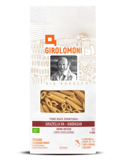 Penne rigate BIO semi-integrales Graziella-Ra Khorasan - Girolomoni