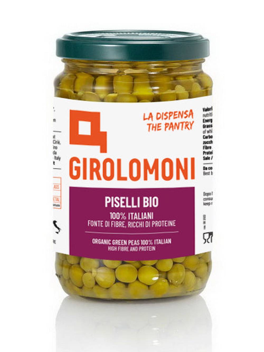 Ervilhas finíssimas ao Natural ORGÂNICO - Girolomoni