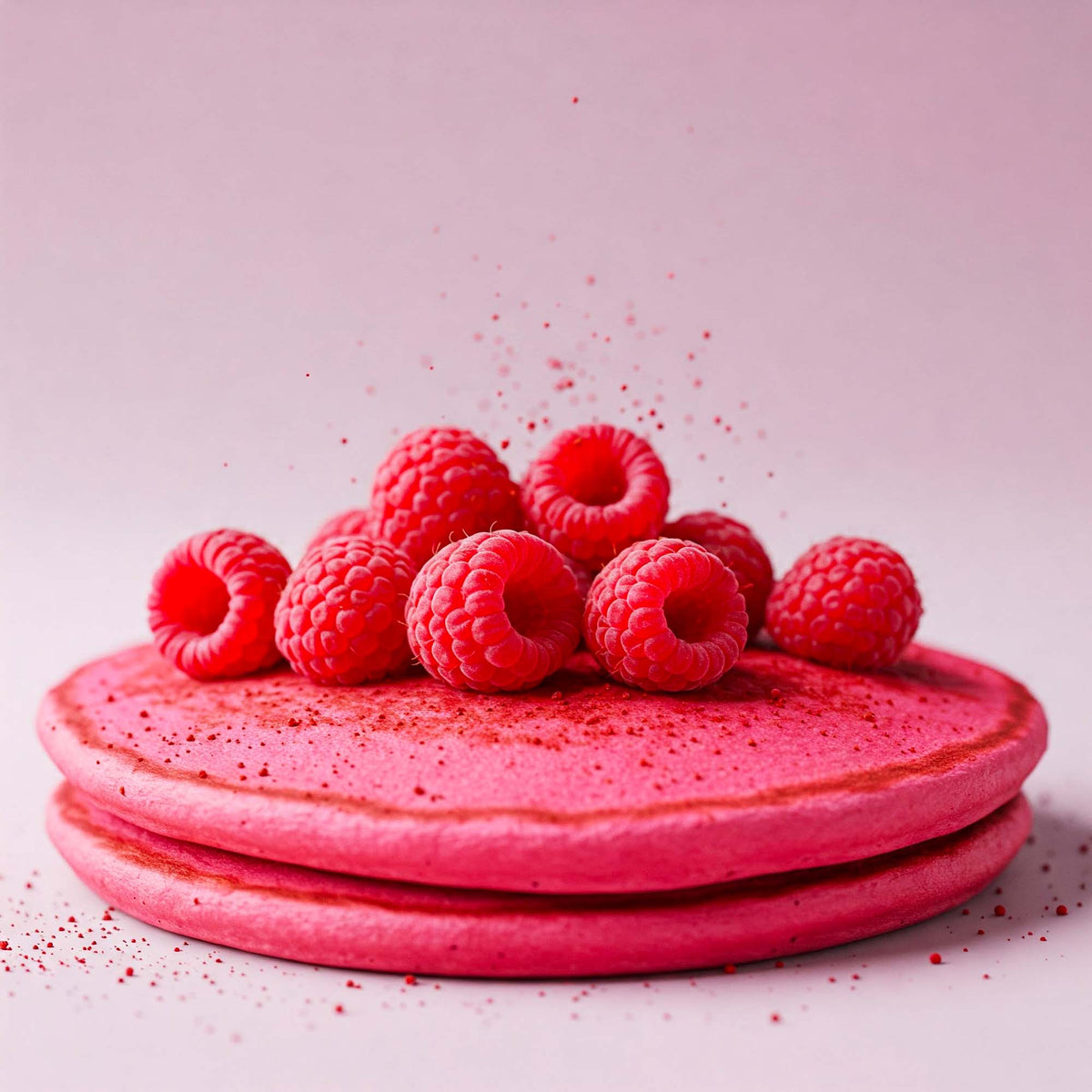 100% gefriergetrocknete Himbeere in Pulverform BIO - 100g Ideal zum Färben deiner Rezepte!