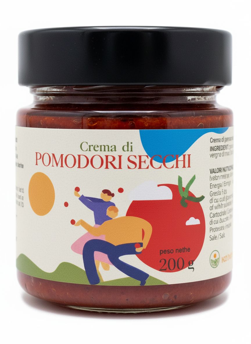 Paté di Pomodori Secchi Artigianale - Con Olio EVO