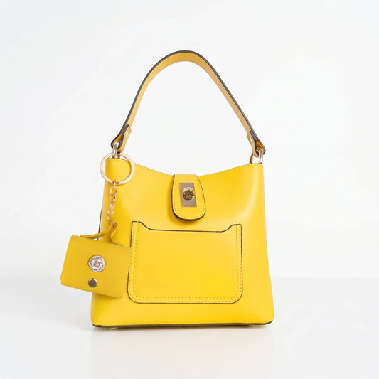Llavero monedero floral