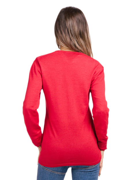 Papaia: cardigã feminino fino em lã e seda