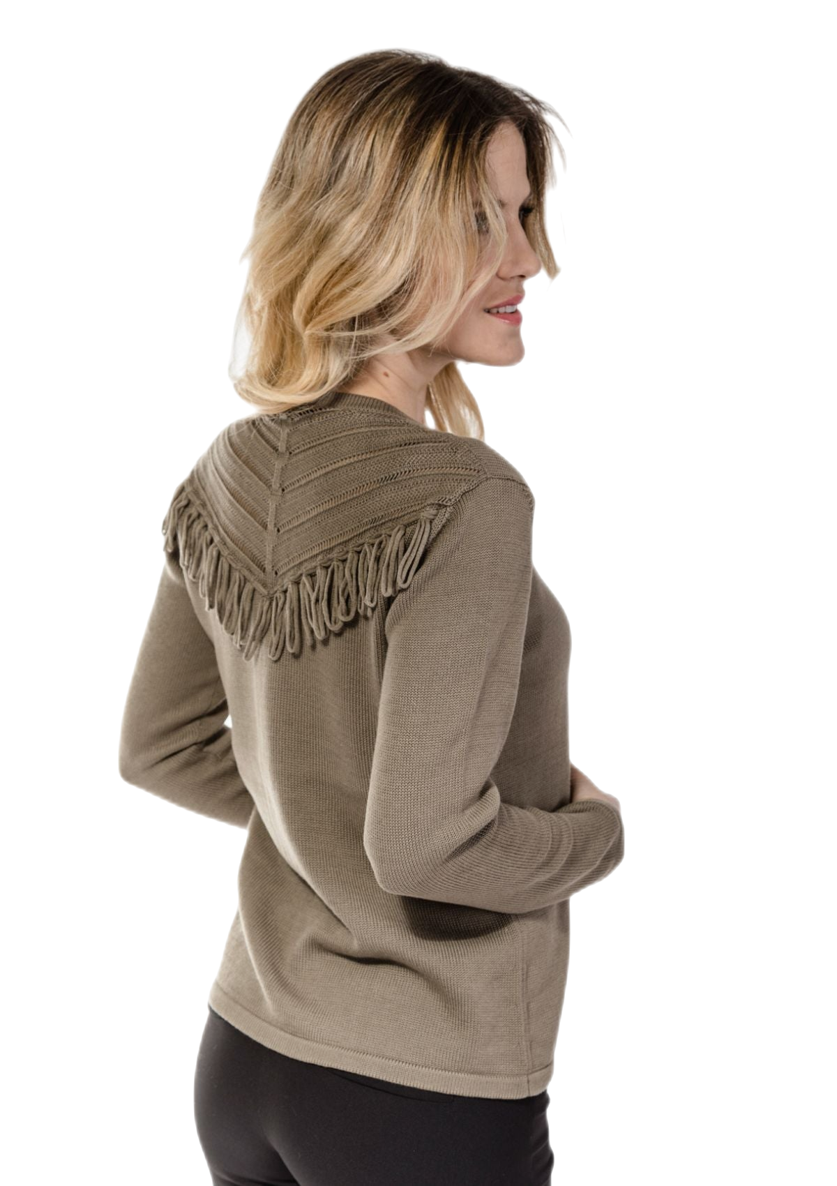 Franny: cardigan donna in cotone classico ed elegante