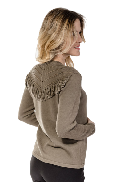 Franny: cardigan donna in cotone classico ed elegante