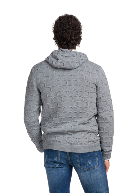 Hood Murales: cárdigan hombre con capucha