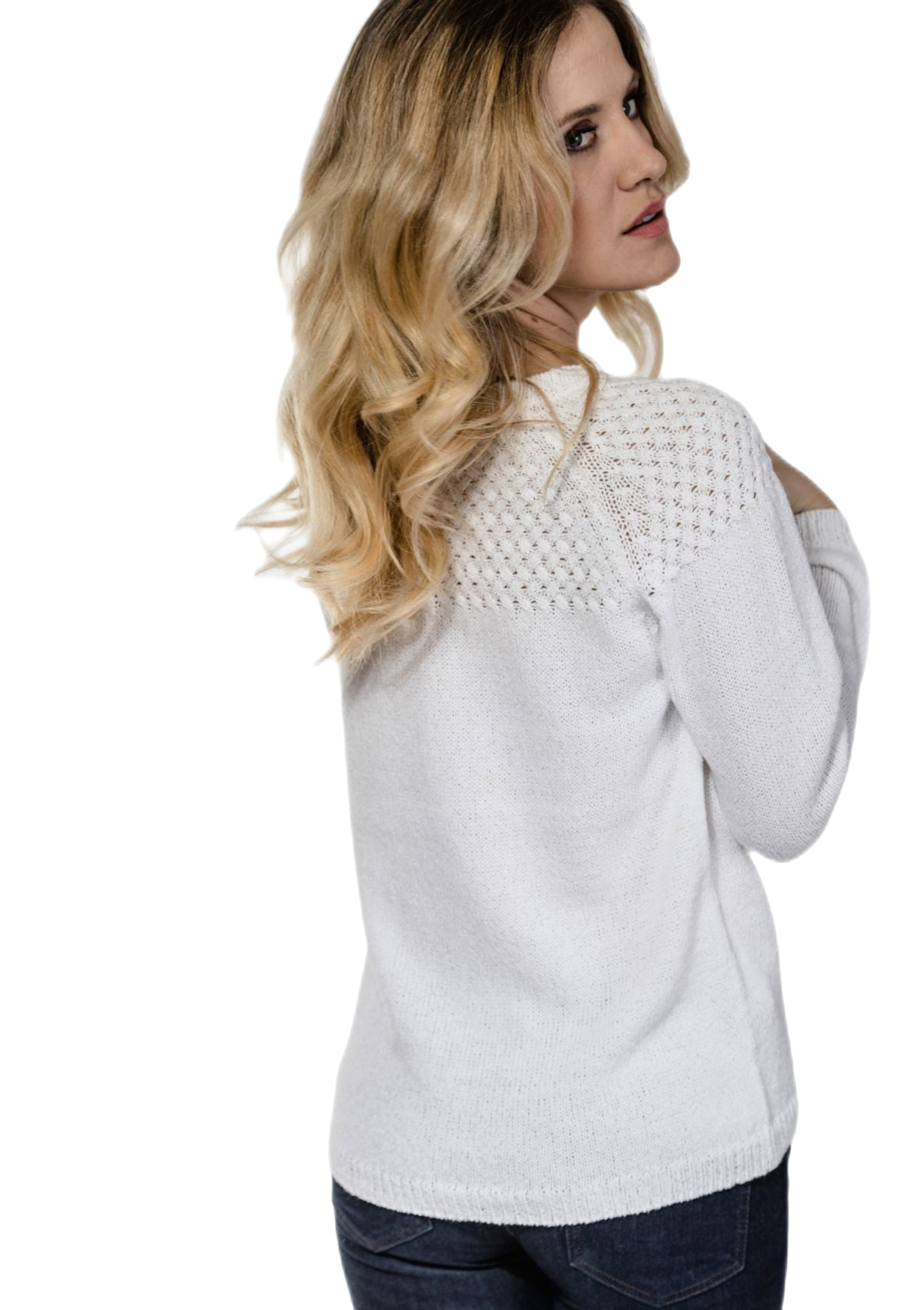 Susy: camiseta de mujer en algodón con escote barco y mangas raglán
