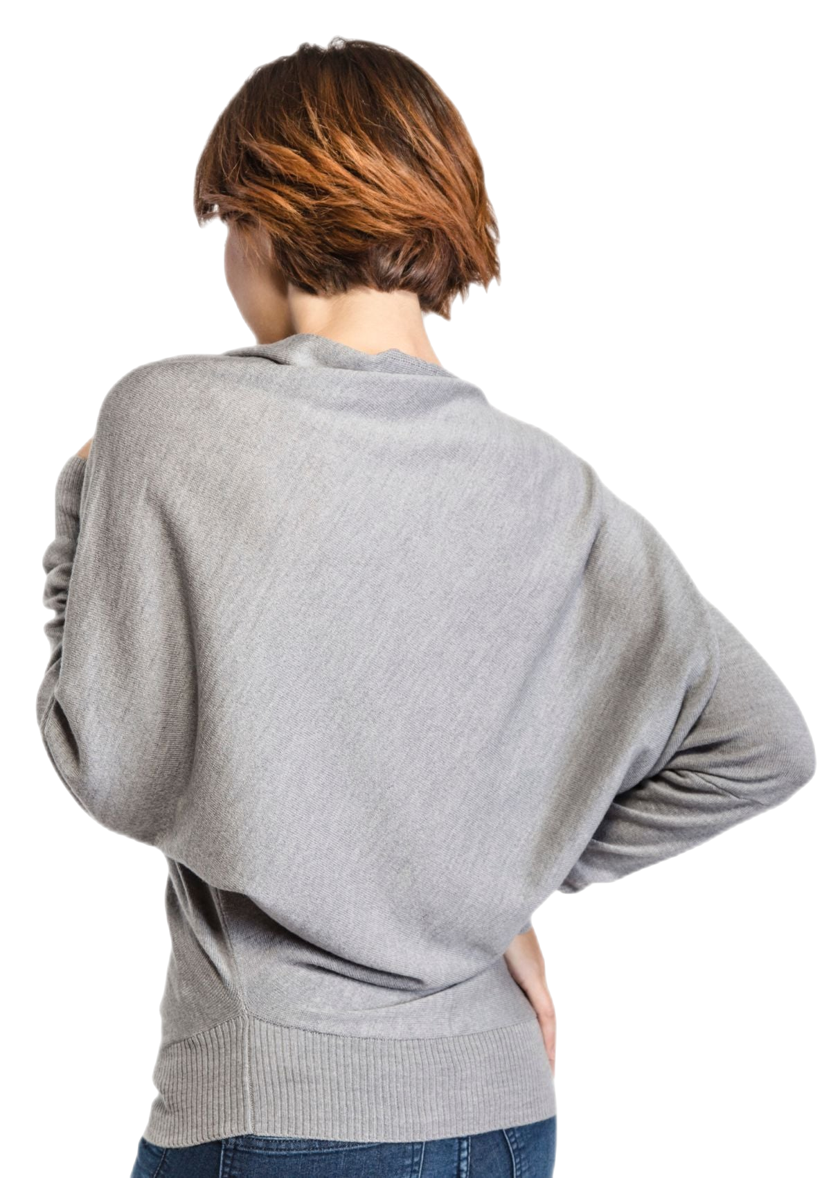 Wool Cube: women's batwing sweater in merino wool
