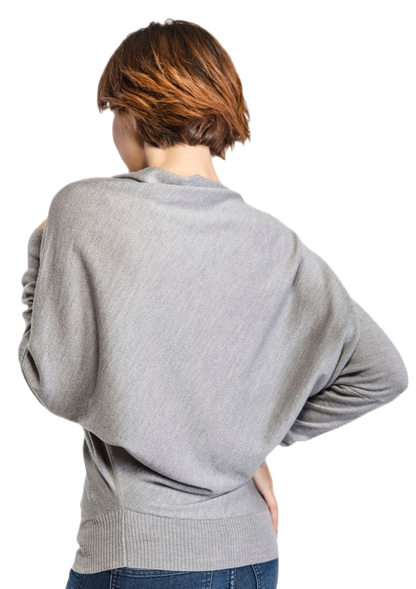 Wool Cube: women's batwing sweater in merino wool