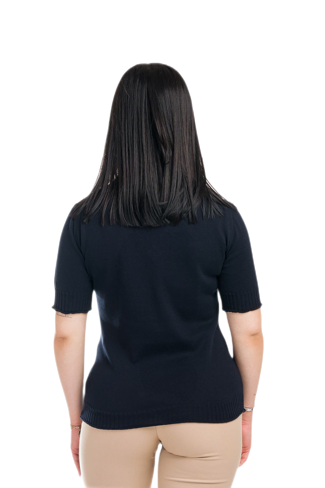 Helen: camiseta de mujer de manga corta de verano en algodón gasificado