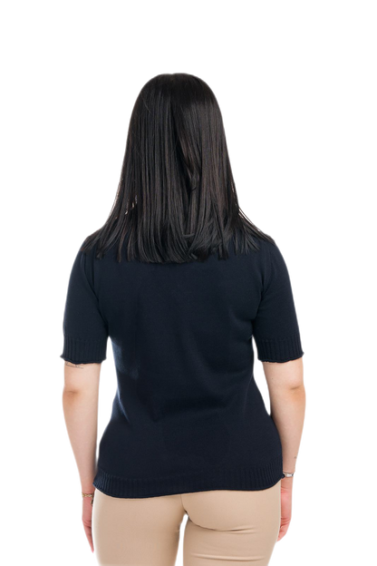 Helen: camiseta de mujer de manga corta de verano en algodón gasificado