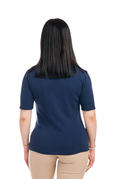 Helen: camiseta de mujer de manga corta de verano en algodón gasificado