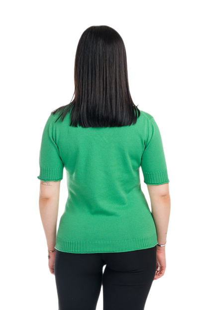 Helen: camiseta de mujer de manga corta de verano en algodón gasificado